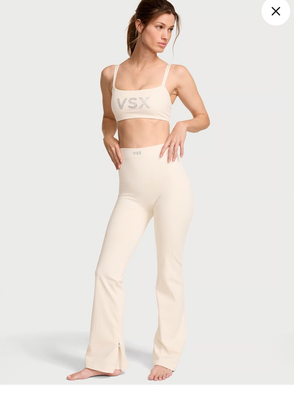 Victoria Secret WinterTech™ Cream Flare Legging